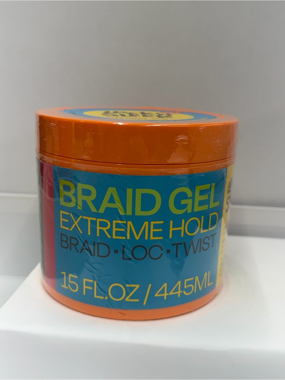 LOCK’N SLEEK Braid Gel Extreme Hold 15 oz Argan Avocado Camellia Oil New Sealed